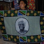 Kanga à la mémoire du Président Nyerere (Tanzanie)