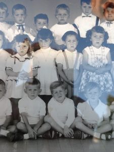 Photo de classe ecole Flaubert Le Trait Anneges 1960